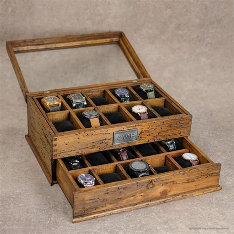 wooden watch boxes engraved.